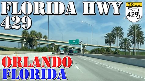 Fl 429 North Orlando Florida 4k Highway Drive Youtube