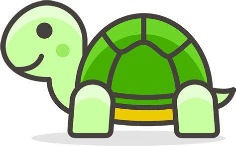 Turtle Emoji Clipart Cute Turtle Icon Png Transparent Png Full Size