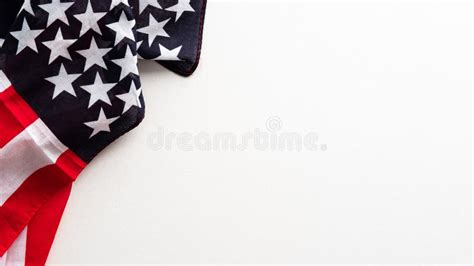 Happy Veterans Day Banner Design Flag Of Usa Isolated On White