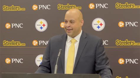 Watch Pittsburgh Steelers Gm Omar Khan Introductory Press Conference Sports Illustrated