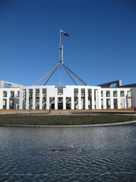 biomathcraft: The New Parliament House, Canberra, Australia. A Temple Pyramid!