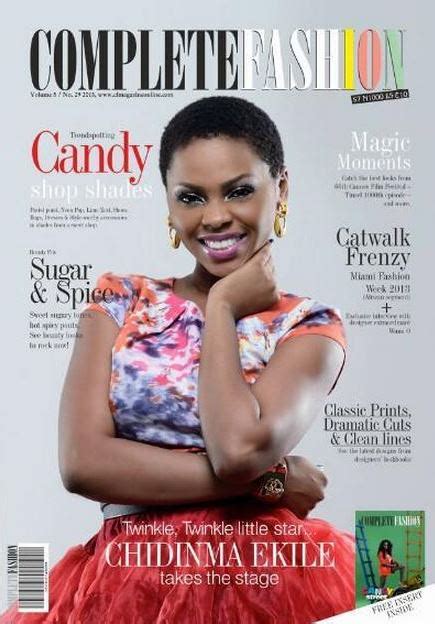 In 2010, she rose to stardom after winning the third season of project fame west africa. Magazine Covers - Chidinma Ekile on Complete Fashion