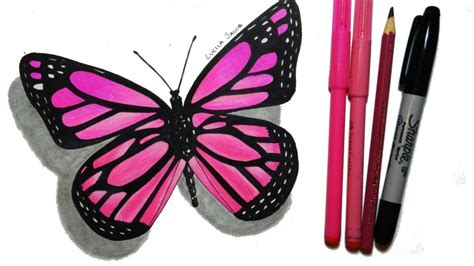 How To Draw A Butterfly Step By Step C Mo Dibujar Una Mariposa