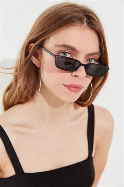 gigi slim rectangle sunglasses urban outfitters canada