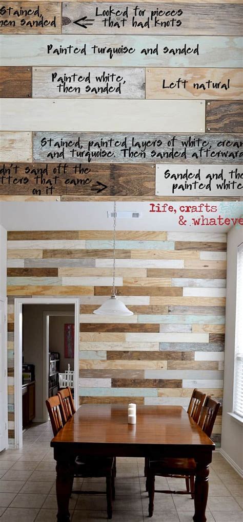 Diy Pallet Wall 25 Best Accent Wood Wall Tutorials Diy Plank Wall