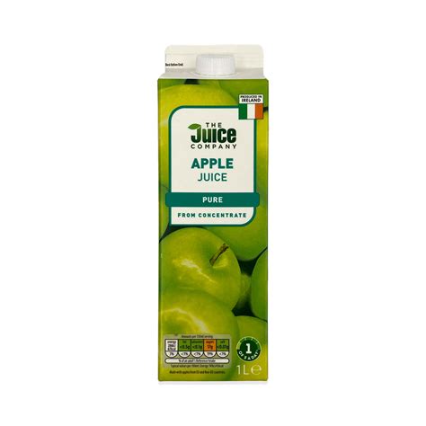 Pure Apple Juice From Concentrate 1l The Juice Company Aldiie