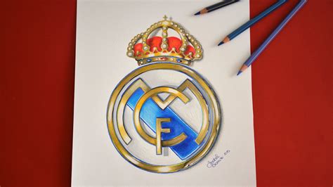 Real Madrid Drawing Real Madrid Logo Drawing At Getdrawings Free
