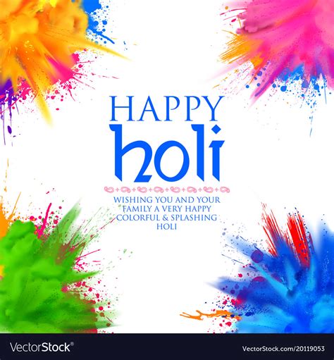 Free Download Happy Holi Background For Color Festival Of India Vector