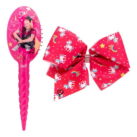 Jojo Siwa Jojo Siwa Hair Accessory T Set Pink Unicorn Hair Brush