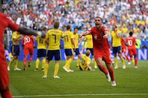 وقال المنتخب الإنجليزي في بيانه: إنجلترا تطرد السويد من المونديال وتتأهل لنصف النهائي منتخب إنجلترا يطرد السويد من المونديال