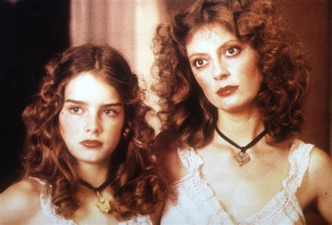 Brooke Shields Pretty Bab Susan Sarandon And Brooke Shields In Louis