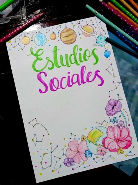 Collection Of Dibujos Para Portadas De Estudios Sociales Clase De