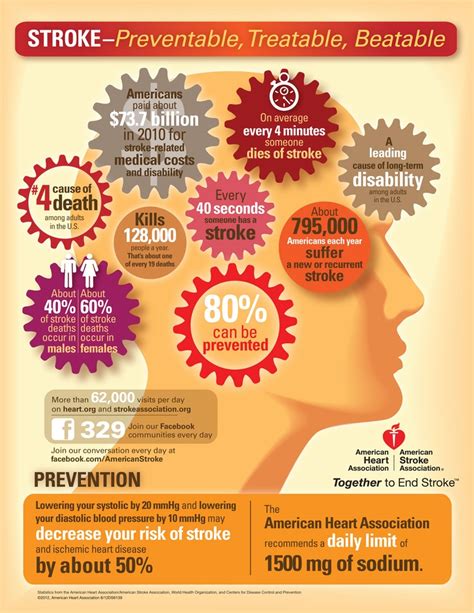 Stroke Facts Presented In An Infographic