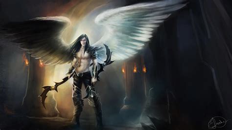 Angel Warrior Wallpapers Top Free Angel Warrior Backgrounds Wallpaperaccess