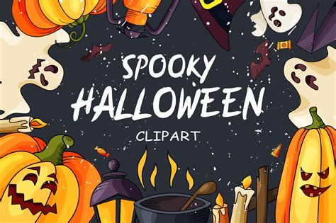 Spooky Halloween Clipart Graphic By Tregubovajul · Creative Fabrica