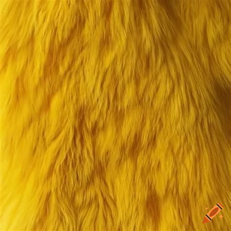 Close Up Of High Quality Yellow Fur Texture On Craiyon