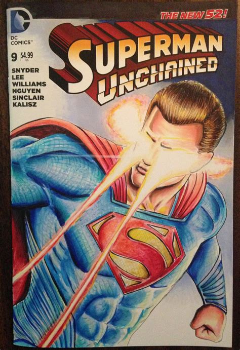 Superman Unchained Sketch Cover By Kevin Munroe By Kevinsunfiremunroe
