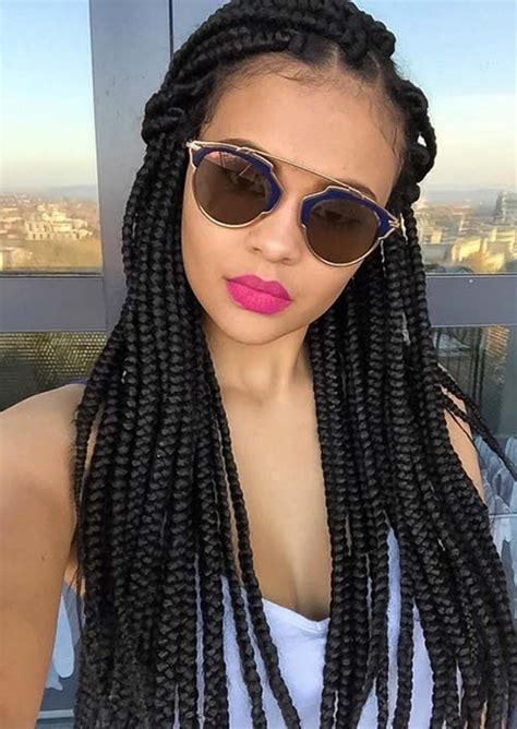 Box Braids With Faded Sides - Box Braids Hairstyles