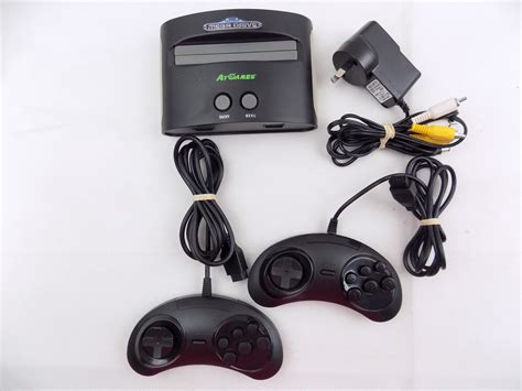 At Games Sega Mega Drive Classic Game Console With Controllers And