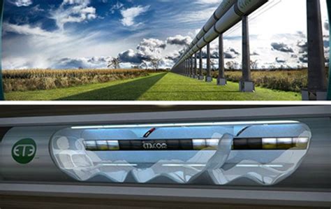 Hyperloop Transport Highway At A Speed Of 1 000 Km H
