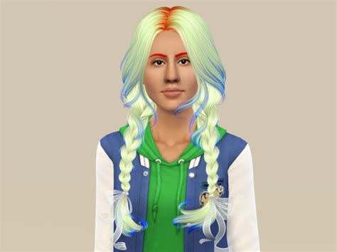 Indian Hairstyle Newsea S Clover Retextured By Fanaskher Sims Hairs