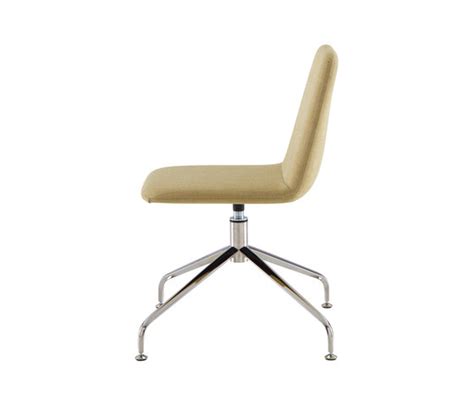 Tadao Desk Chair Central Pedestal Brilliant Chrome Architonic