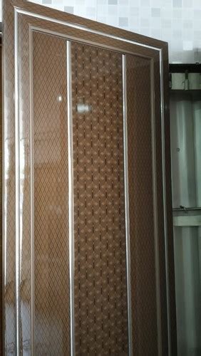 You can opt from a variety of patterns and styles of doors to make them a part of the interiors. Coffee Brown Standard Fiber Bathroom Door, Size/Dimension ...