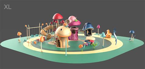 Mushroom Playground Behance