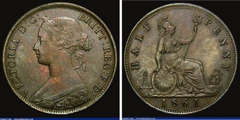 NumisBids London Coins Ltd Auction 175 Lot 2047 Halfpenny 1861
