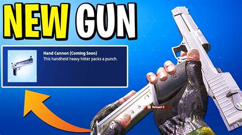 New Hand Cannon In Fortnite Desert Eagle Pistol Chaos Youtube