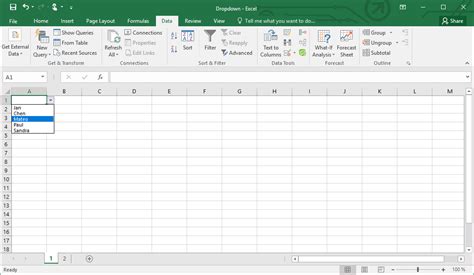 Cómo Crear Listas Desplegables En Excel Ejemplo Ionos