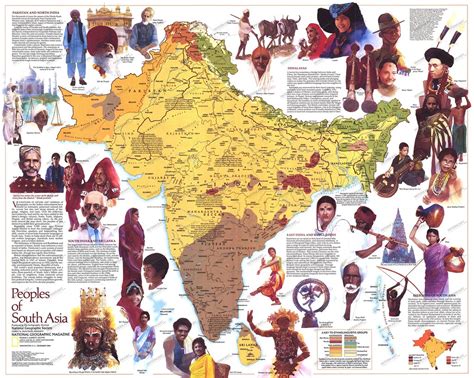 Peoples Of South Asia Vivid Maps