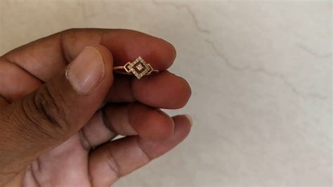1 Gram Gold Ring With Stone Model Youtube