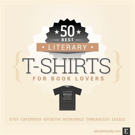 Ever wondered how those cute quote t shirts are made? 50 awesome literary t-shirts for book lovers