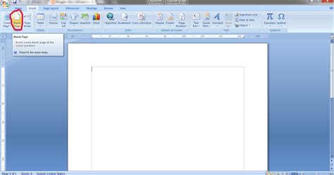 How To Add A Blank First Page In Word Printable Templates
