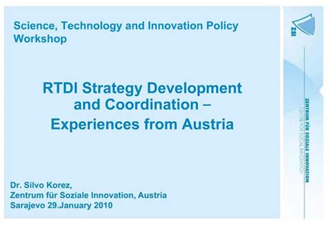 Ppt Science Technology And Innovation Policy Workshop Powerpoint