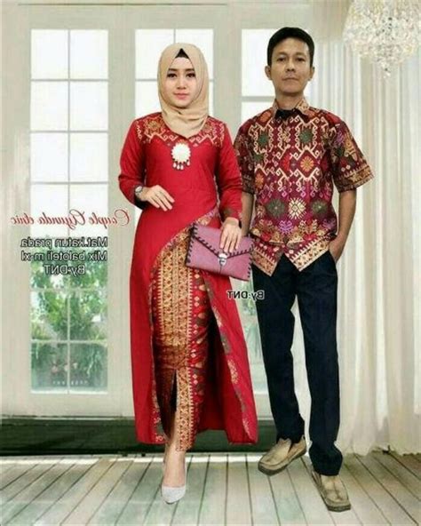 39 Design Gamis Batik Seragam Pernikahan Ragam Muslim