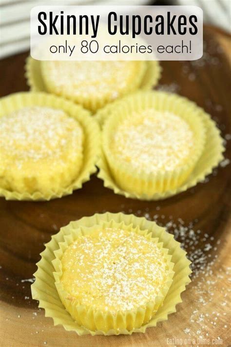 Looking for a dessert with all the taste, but fewer calories? Low calorie lemon cupcakes - Skinny cupcakes recipe | Recipe | Low calorie desserts, Dessert ...