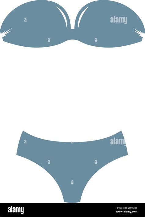 Bikini Icon Logo Flat Design Template Stock Vector Image Art Alamy