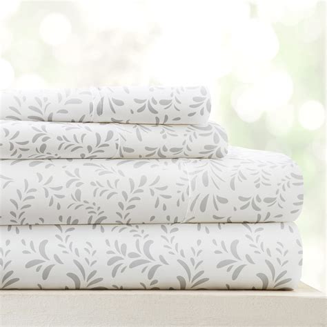Ienjoy Home Piece Burst Of Vines Patterned Home Collection Premium Ultra Soft Bed Sheet Set