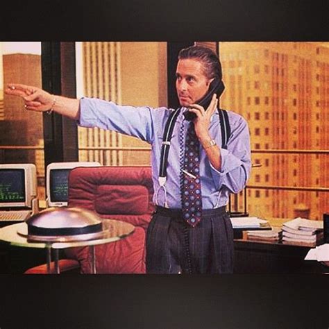 Michael Douglas As Gordon Gekko In Wall Street 1987 Tendance Mode