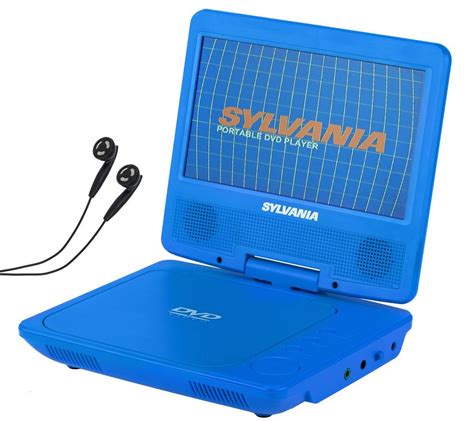 Sylvania 7 Portable Dvd Player With Ear Buds And Car Charger Page 1