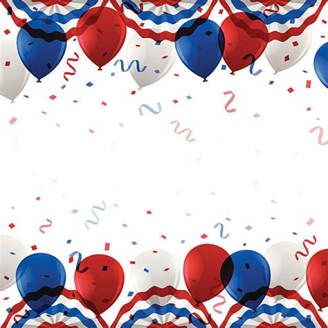 Royalty Free Red White And Blue Balloons Clip Art Vector Images