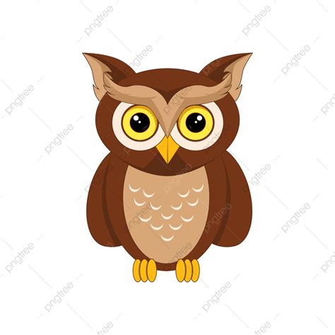 Cute Owl Vector Hd Images Cute Owl Cartoon Owl Cartoon Cute Png