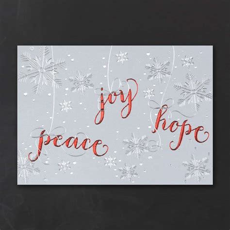 Peace Joy And Hope New And Blue