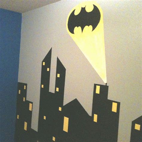 Kidsbedroom Superhero Room Batman Decor Batman Wall