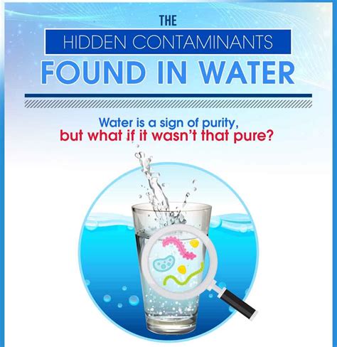 Hidden Contaminants Found In Water Infographic