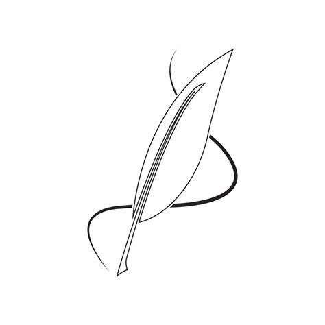 Feather Quill Pen Icon 14718241 Vector Art At Vecteezy
