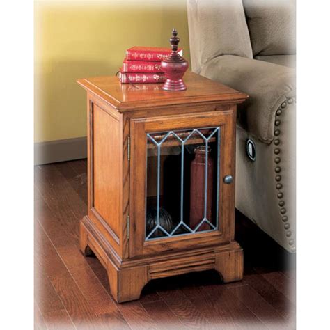 Tall narrow end tables for living room at ashley furniture. T404-2 Ashley Furniture Drake Estates Narrow End Table