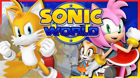 Friends Again Tails And Amy Play Sonic World Ft Cream Youtube